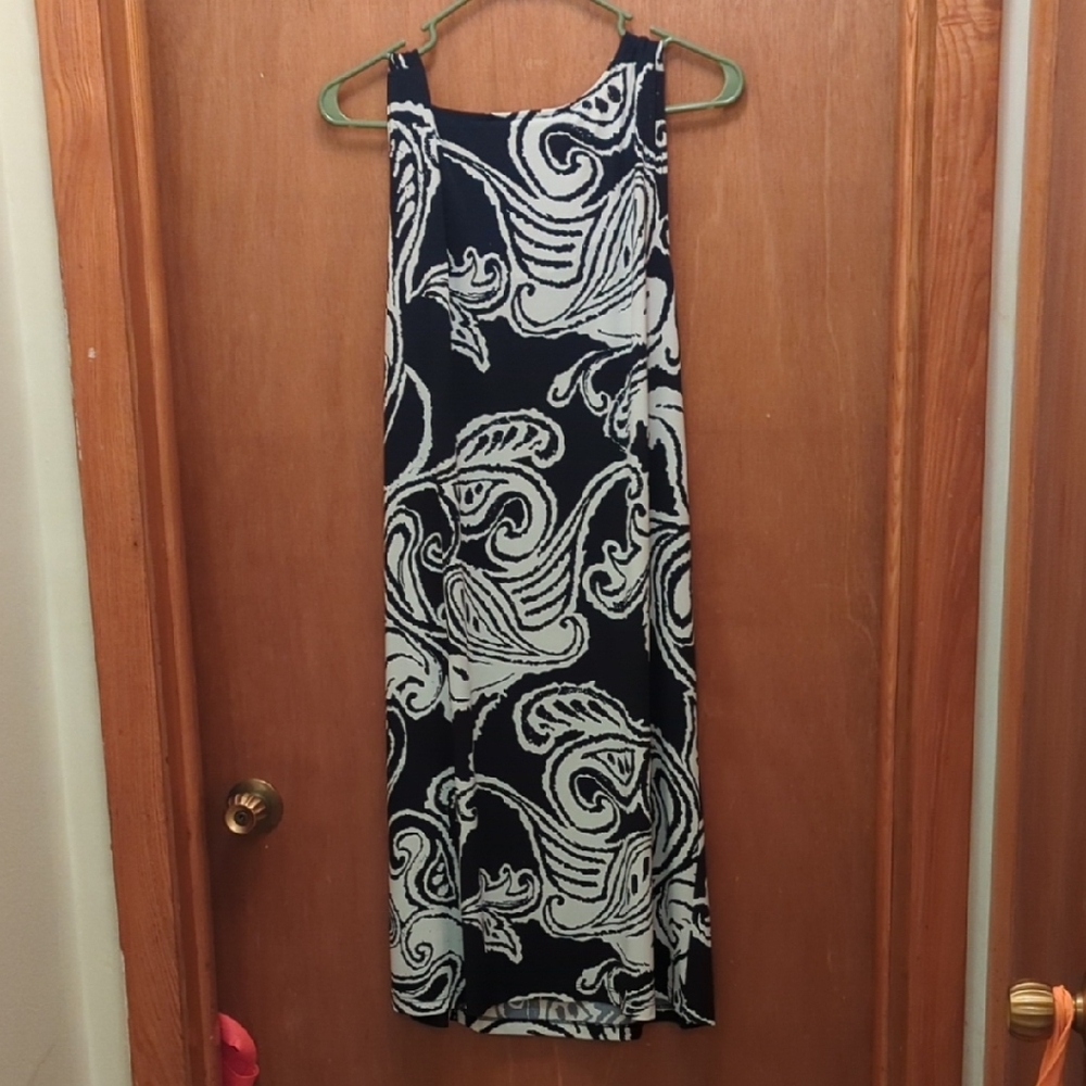 Jones New York Black and White Maxi Dress